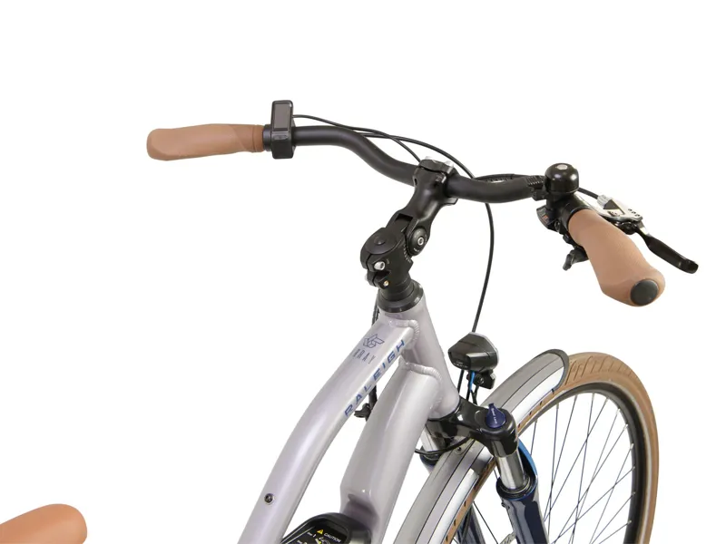 Raleigh Array Open Frame Women's 2023 Electric Hybrid Bike - Silver-2